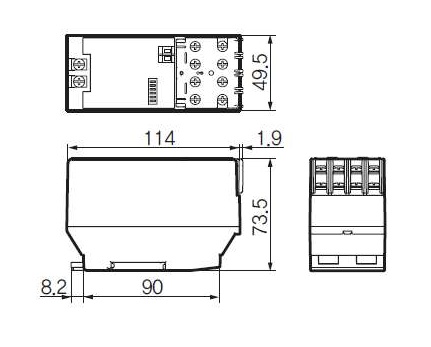 WR3442-8 Drawing Dimensions