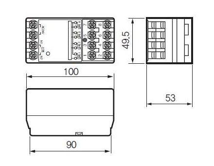 WRT3224-8 Drawing Dimensions