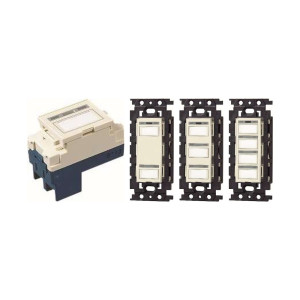 WRT5551WK-8 ~ WRT5554WK-8 : SWITCH (FULL COLOR MODULE) (1 to 4-Gang)
